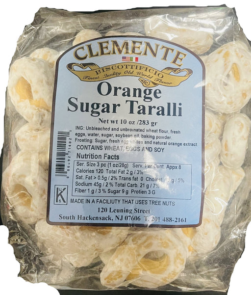 Clemente Original Orange Sugar Taralli, 10 oz