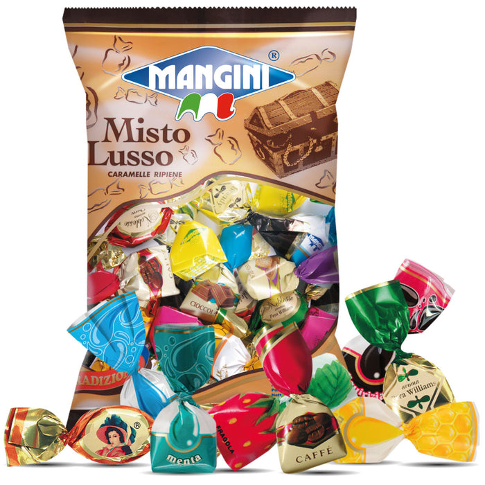 Mangini Misto Lusso Assorted Filled Caramel Candies, 5.25 oz | 150g