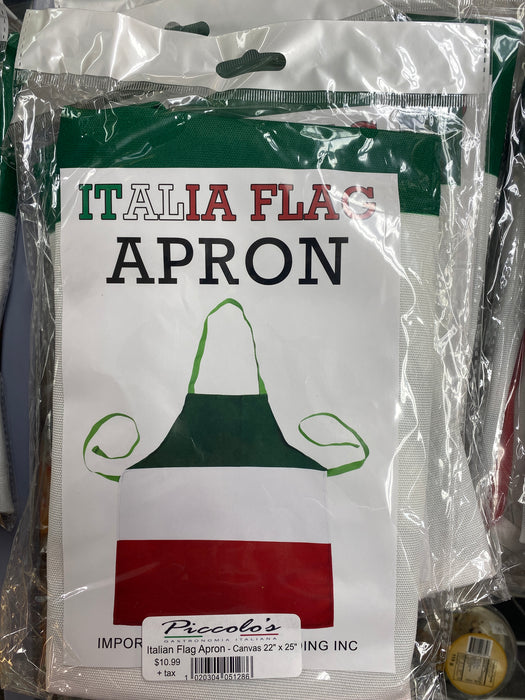 Italian Flag Apron - Canvas