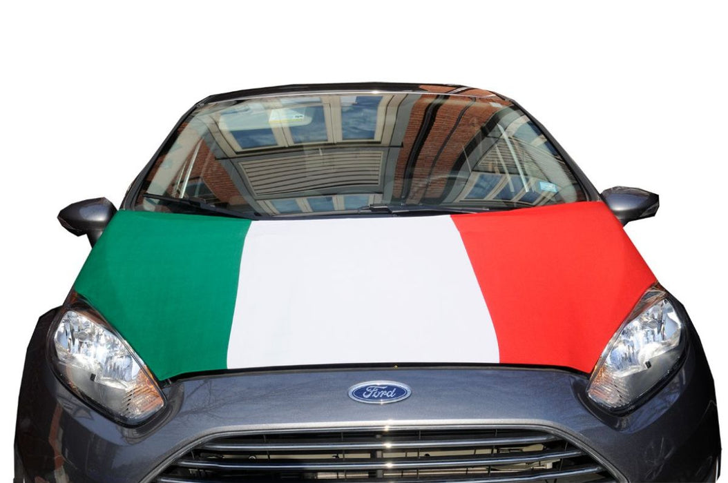 Italy Flag Hood Cover