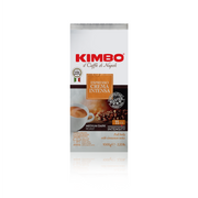A package of Kimbo Espresso Crema Intensa Beans, medium dark roast, displayed against a white background.