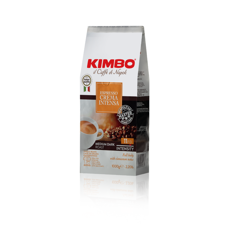Kimbo Espresso Crema Intensa Beans, Medium Dark Roast, 2.2 Lbs Bag