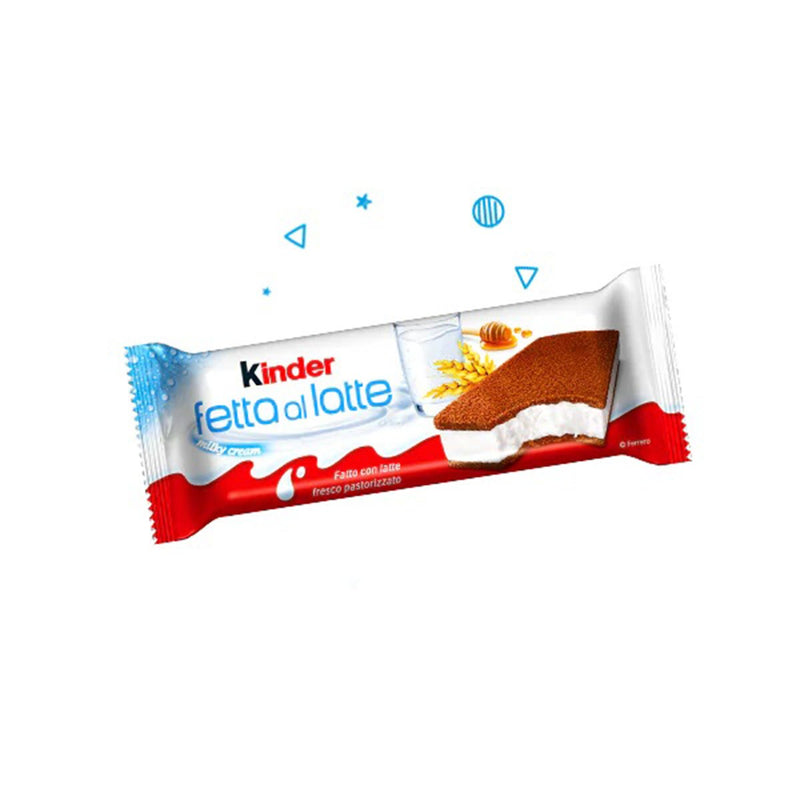 Kinder Fetta al Latte, Pack of 5 x 28g Pieces