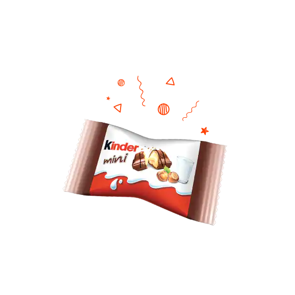 Kinder Mini Bueno Hazelnut Chocolate Candy, 108g