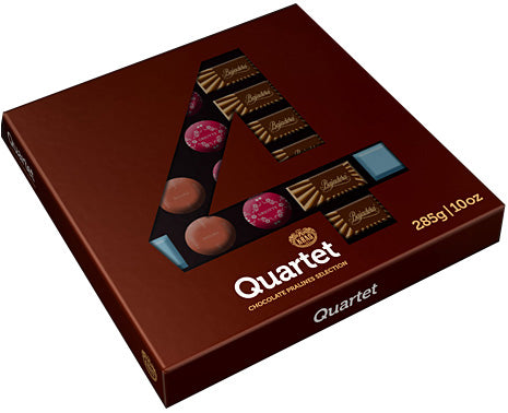 Kras Quartet Chocolate Pralines Selection, 285g