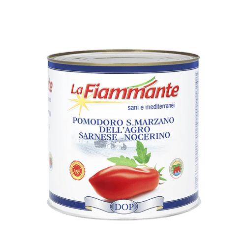 La Fiammante San Marzano DOP Whole Peeled Tomatoes, 90 oz | 2550g