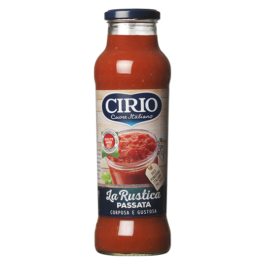 Cirio Crushed Tomatoes, Passata Rustica, 24 oz | 690g