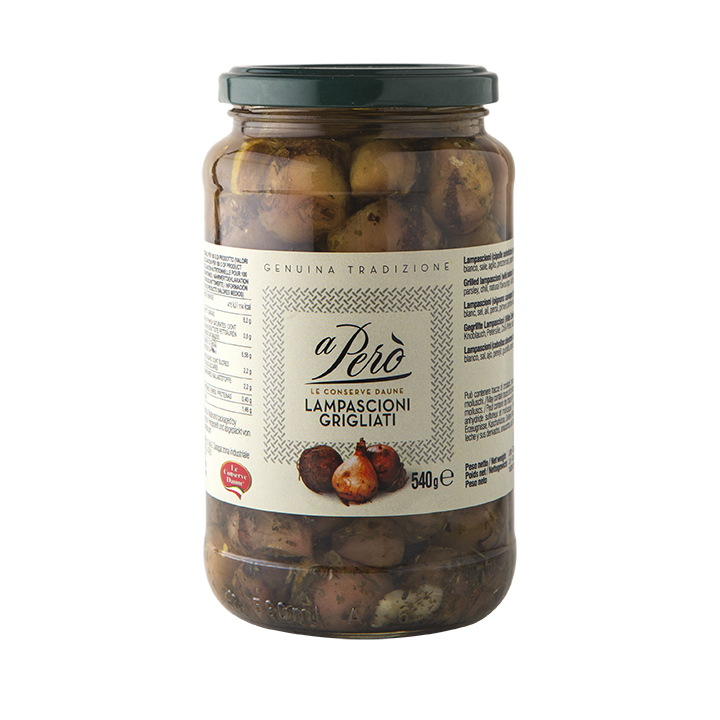 Pero Lampascio Grilled, Wild Onions in oil, 10 oz | 285g