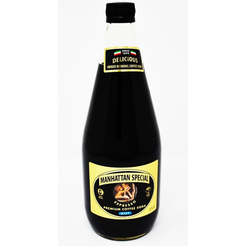 Manhattan Special, Espresso Coffee Soda, DIET, 32  fl oz