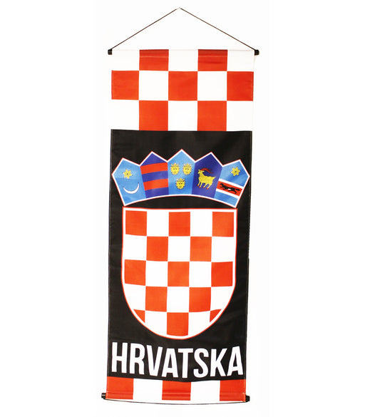 Croatia Large Banner, 20"x45"