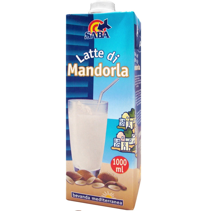 Saba Latte Di Mandorla, Almond Drink Milk, Ready to Drink, 1000ml