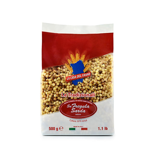 La Casa Del Grano Sa Fregula Sarda MEDIUM, 17.6 oz | 500g