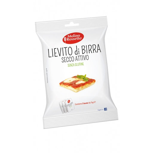 Molino Rossetto Brewery's Yeast for Pizza, Lievito di Birra Pizza, 3x7g - 21g