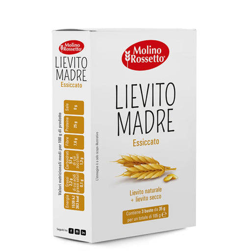 Molino Dried Mother Yeast, Lievito Madre, 3 Bags 35g, 3.7 oz | 105g