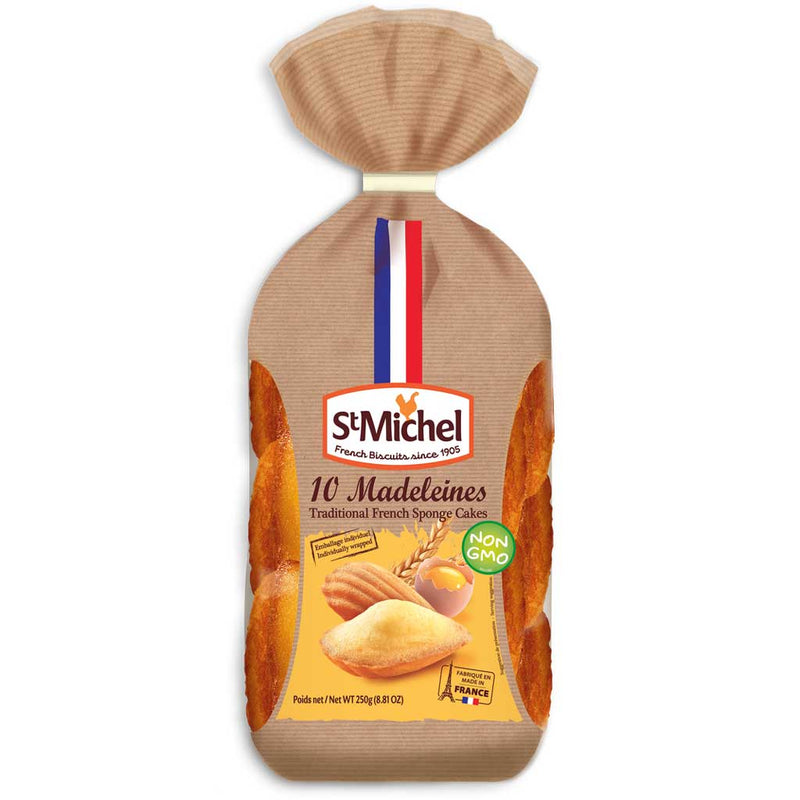 St Michel Madeleines French Sponge Cakes, 8.8 oz | 250g