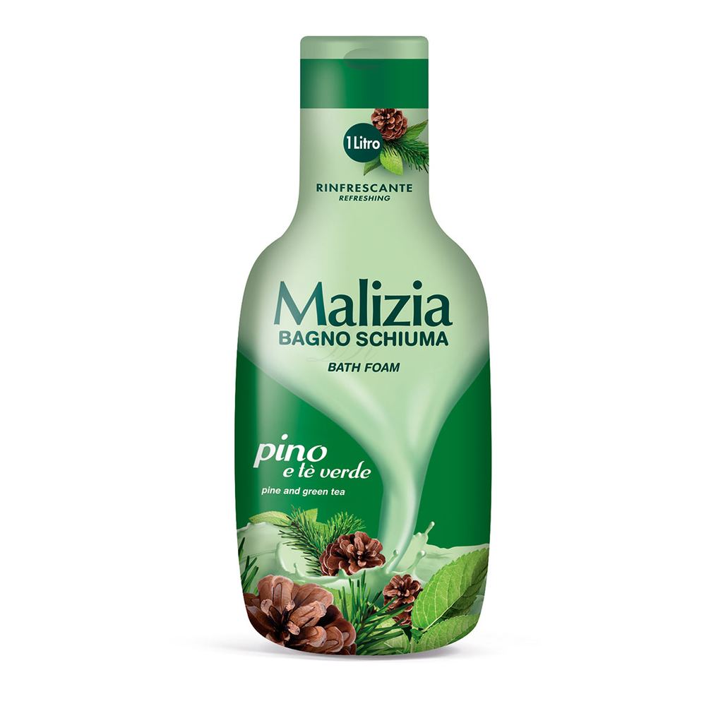 Mirato Malizia Body Wash, Pine and Green Tea Scent, Pino e Licheni