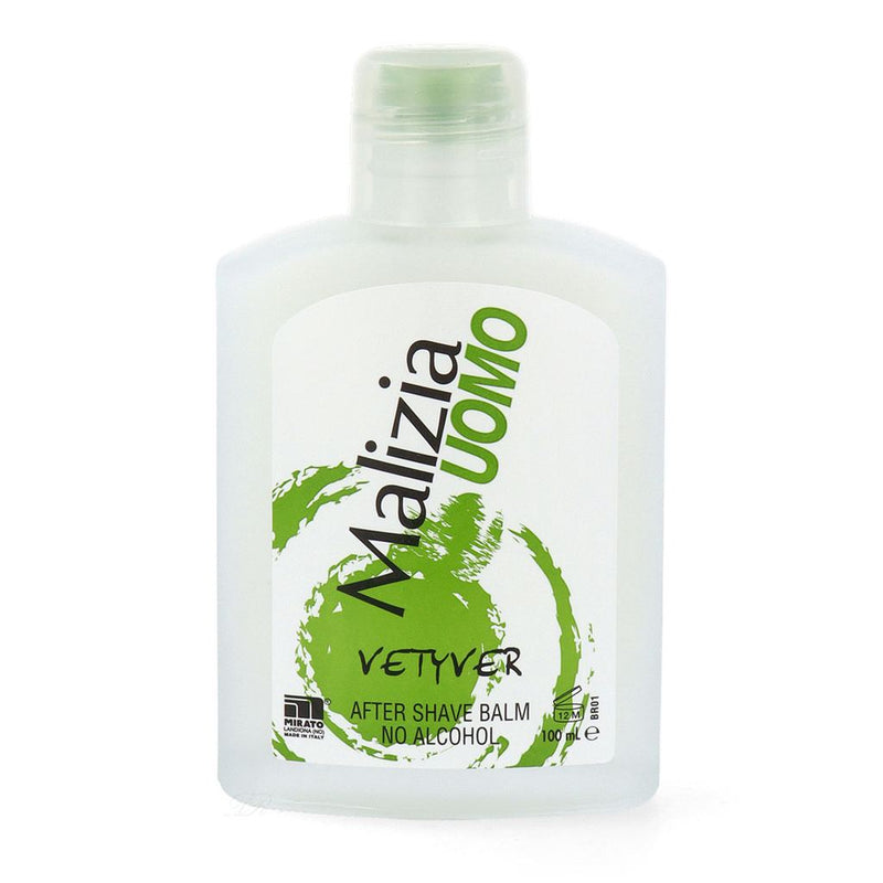 Malizia Uomo After Shave Balm Vetyver, No Alcohol, 100 ml