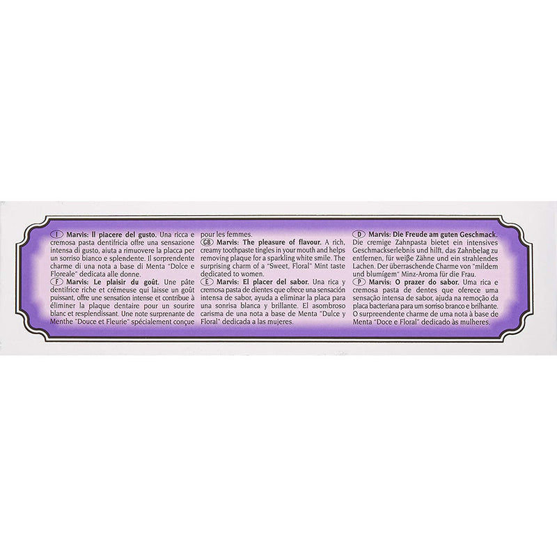 Marvis Jasmine Mint Toothpaste, 75ml - 3.86 oz