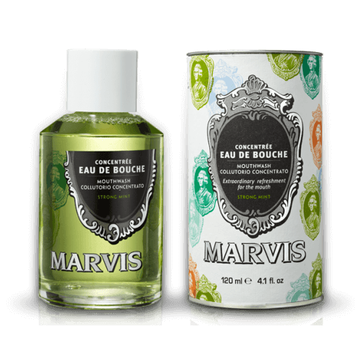 Marvis Strong Mint Mouthwash Concentrate, 4.1 oz | 120 ml