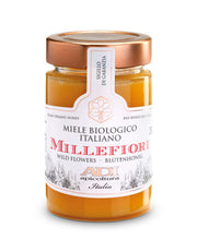 ADI Apicoltura Organic Wild Flowers Honey, 100% Pure Italian Honey, 8.8 oz | 250g