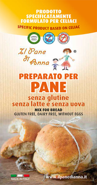 Il Pane di Anna Gluten Free Bread Mix-Milk Flour, 17.64 oz | 500g