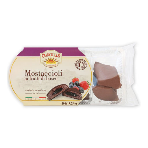 Cianciullo Mostaccioli Filled with Wildberry, 7 oz | 200g
