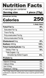 Fresco Classic Piadelle, Piadina, 4 x 75g, 10.6 oz | 300g