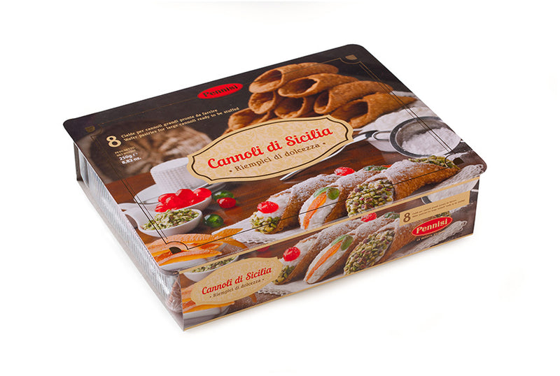 Pennisi Large Sicilian Cannoli Shells, 8.8 oz | 250g