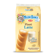 Mulino Bianco Flauti Latte, Milk Flutes, 8 pk, 280g