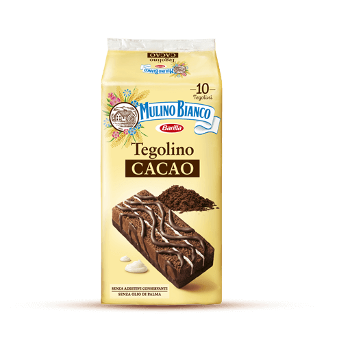 Mulino Bianco Tegolino Cacao, 10 Pack, 350g