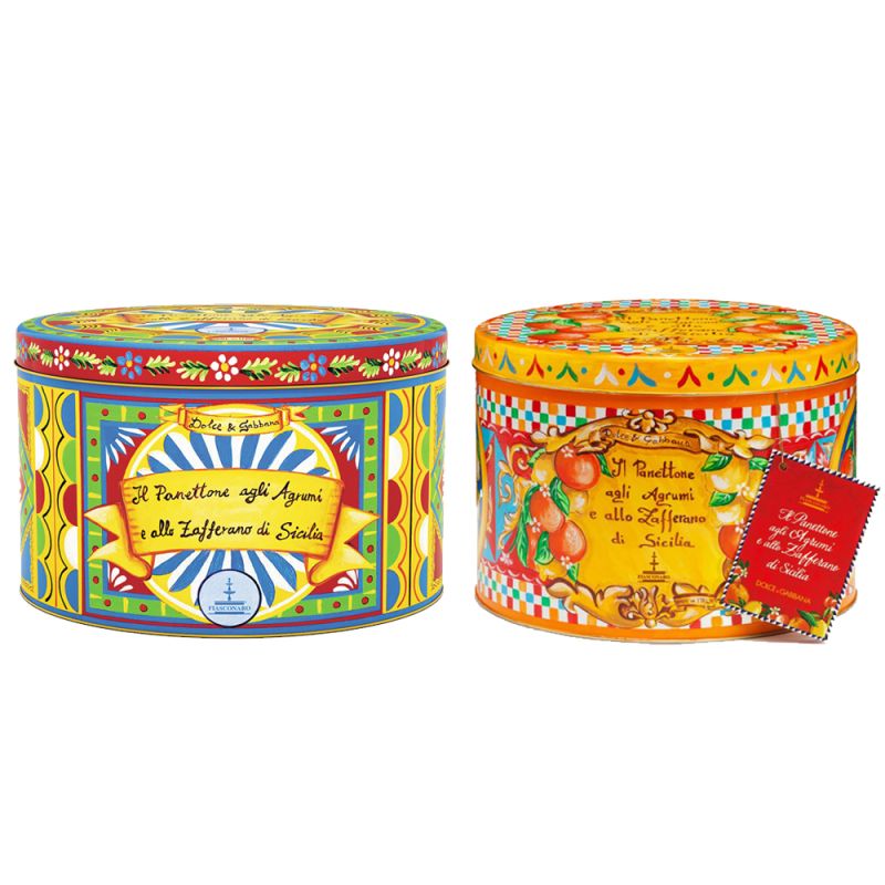 Fiasconaro Dolce & Gabbana Sicilian PANETTONE Citrus Fruits and Saffron, 17.6 oz | 500g