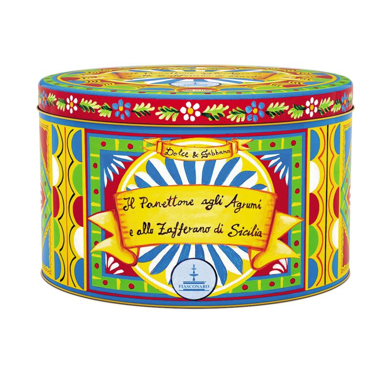 Fiasconaro Dolce & Gabbana Sicilian PANETTONE Citrus Fruits and Saffron, 17.6 oz | 500g