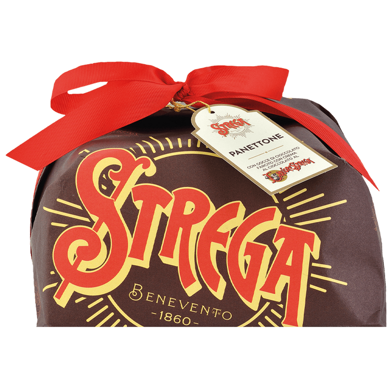 Strega Panettone with Chocolate Drops and Strega Liqueur Cream, 35.27 oz | 1000g