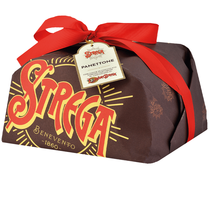Cream Straga Strega Panettone with Chocolate Drops and Strega Liqueur Cream, 35.27 ...