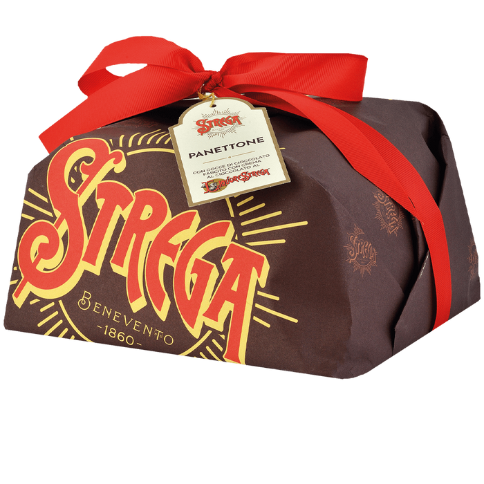 Strega Panettone with Chocolate Drops and Strega Liqueur Cream, 35.27 oz | 1000g