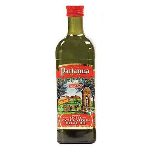 Partanna Extra Virgin Olive Oil, 100% Sicilian Olives, 33.8 oz | 1 Liter