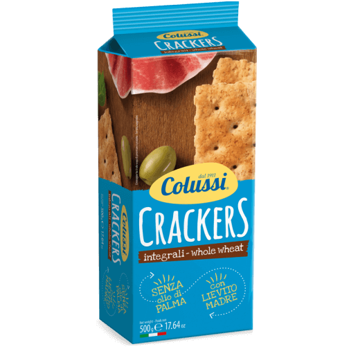 Colussi Crackers Whole Wheat, 500g