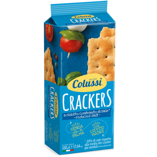 Colussi Crackers Reduced Salt, 500g