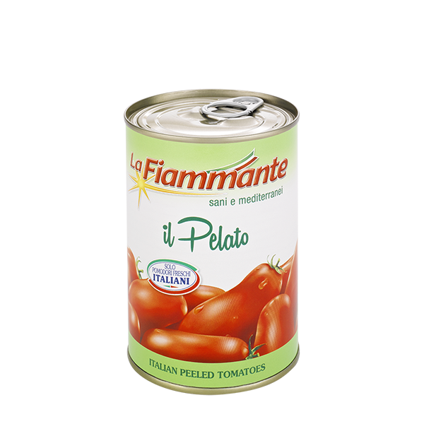 La Fiammante Whole Peeled Tomatoes in Juice, 14 oz | 400g