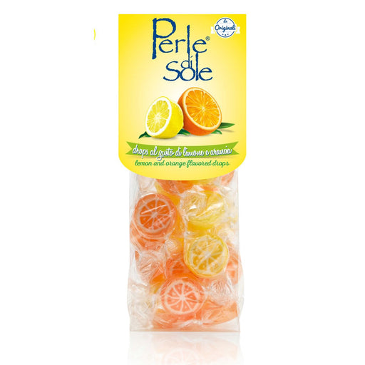 Perle di Sole Assorted Lemon & Orange Drops, Hard Candy, 3.52 Oz - 100 —  Piccolo's Gastronomia Italiana