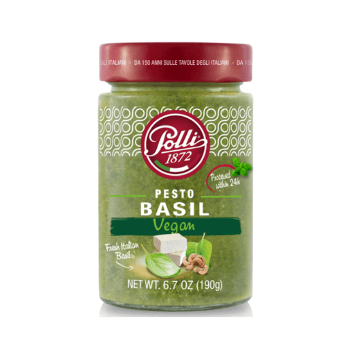 Polli Pesto Basil Vegan, 6.7 oz | 190g