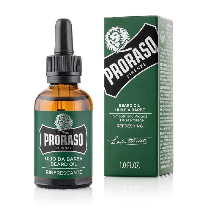 Proraso Beard Oil, Refresh Scent, 1 fl oz
