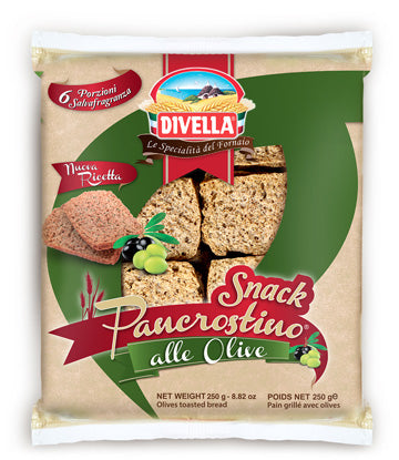 Divella Snack Pancrostino olives, 250g