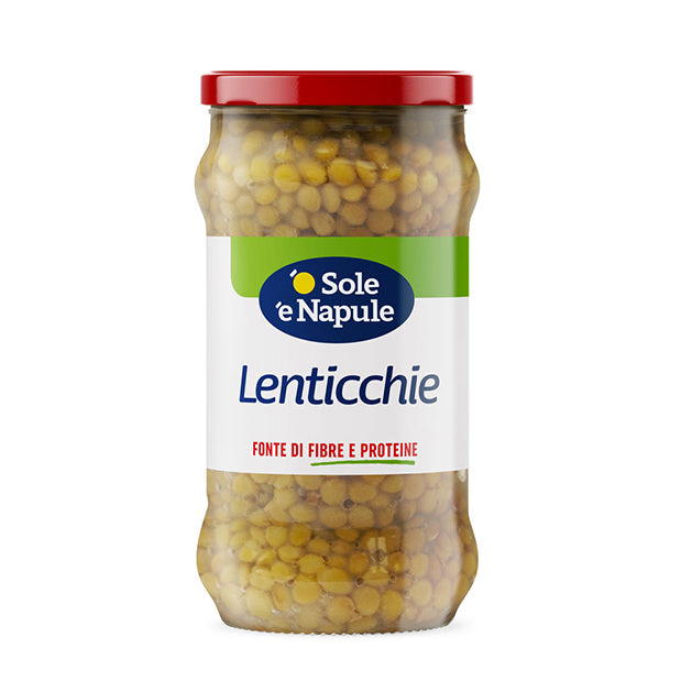 O Sole E Napule Italian Lentils, 10.4 oz | 295g