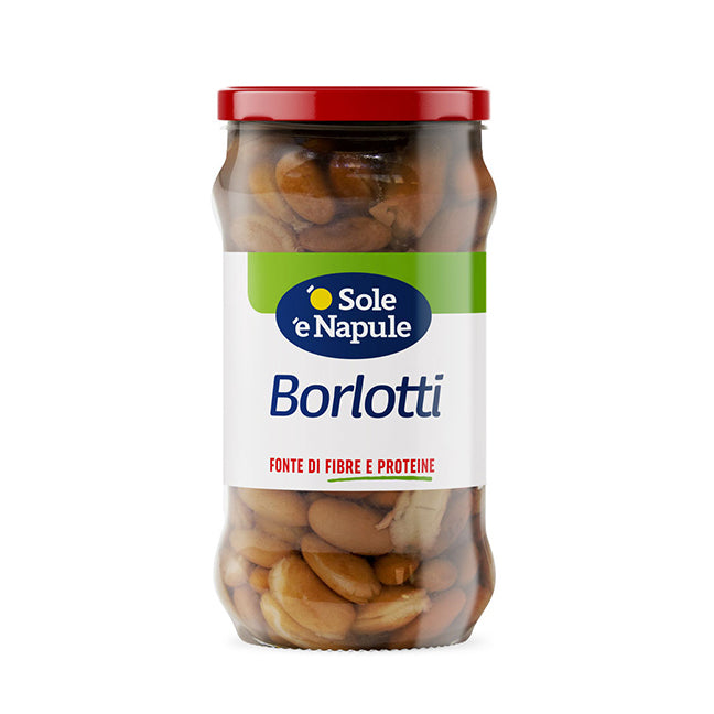 O Sole E Napule Borlotti Beans, 10.4 oz | 295g