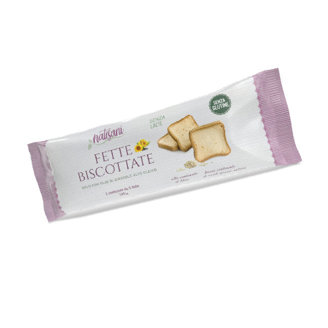 Natisani Fette Biscottate Gluten Free, Rusks, 3.88 oz | 110g