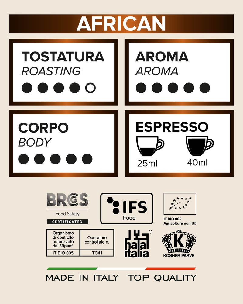 Tostini My Africa Blend Ground Coffee 8.8 oz