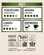 Tostini Bio Organic Ground Coffee 8.8 oz