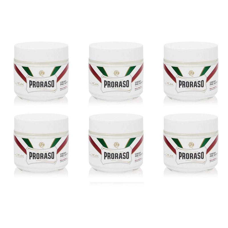 Proraso Pre-Shave Cream, Sensitive Skin, 3.6 oz. | 100ml