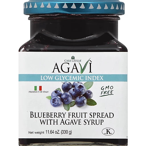 Casa Giulia BlueBerry Fruit Spread With Agave Syrup, 11.64 oz | 330g